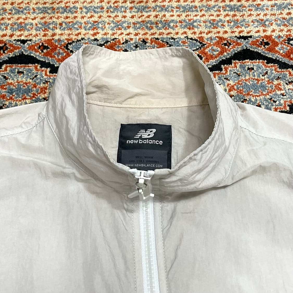 뉴발란스 플라잉 웜업 연핑크 바람막이 자켓 남성S 상품이미지3