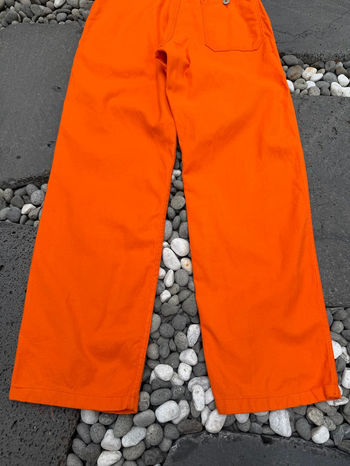 DEADSTOCK 70s MACOBER 데드스탁 오렌지 프렌치워크팬츠 상품이미지9