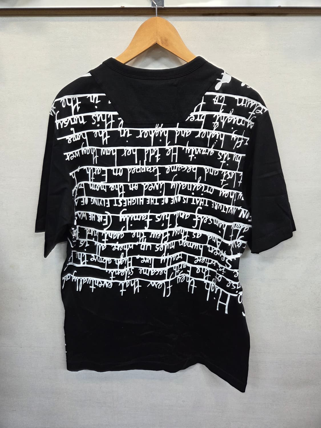 준지 롭라이언 콜라보 레터링 실버 프린팅 반팔 m 오버핏  상품이미지2