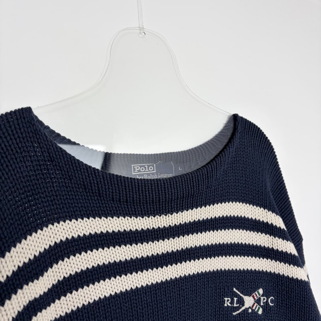 폴로 랄프로렌 rlpc 보트넥 니트 티셔츠 상품이미지2