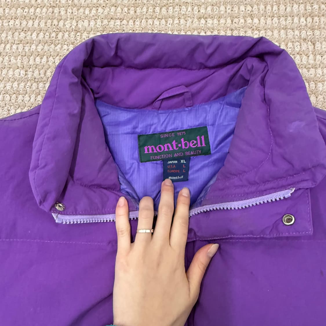 몽벨 빈티지 다운 베스트 80년대 패딩조끼 상품이미지4