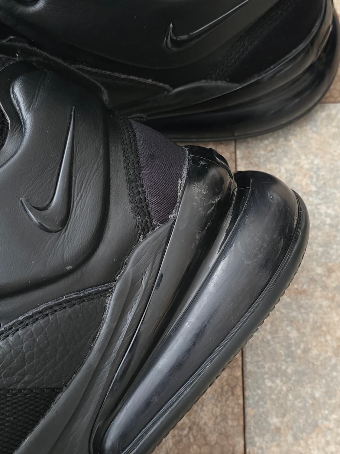 (265)나이키 에어포스 270 트리플 블랙  상품이미지7