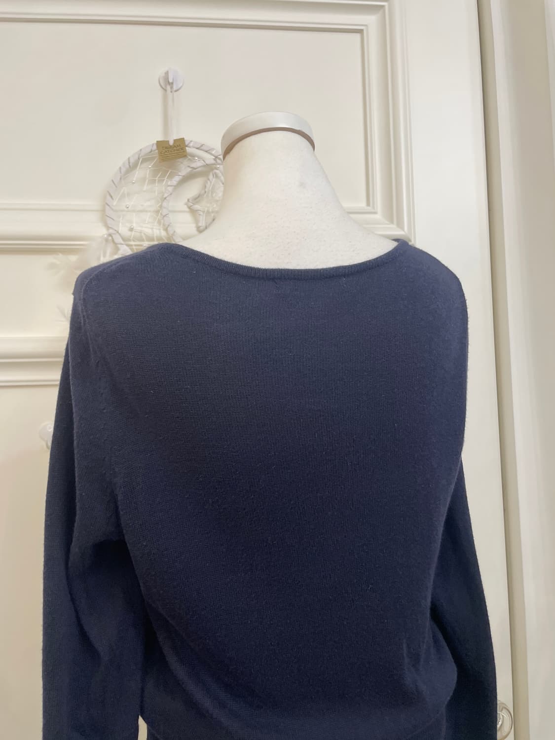 navy pearl button basic cardigan(size-F) 상품이미지4