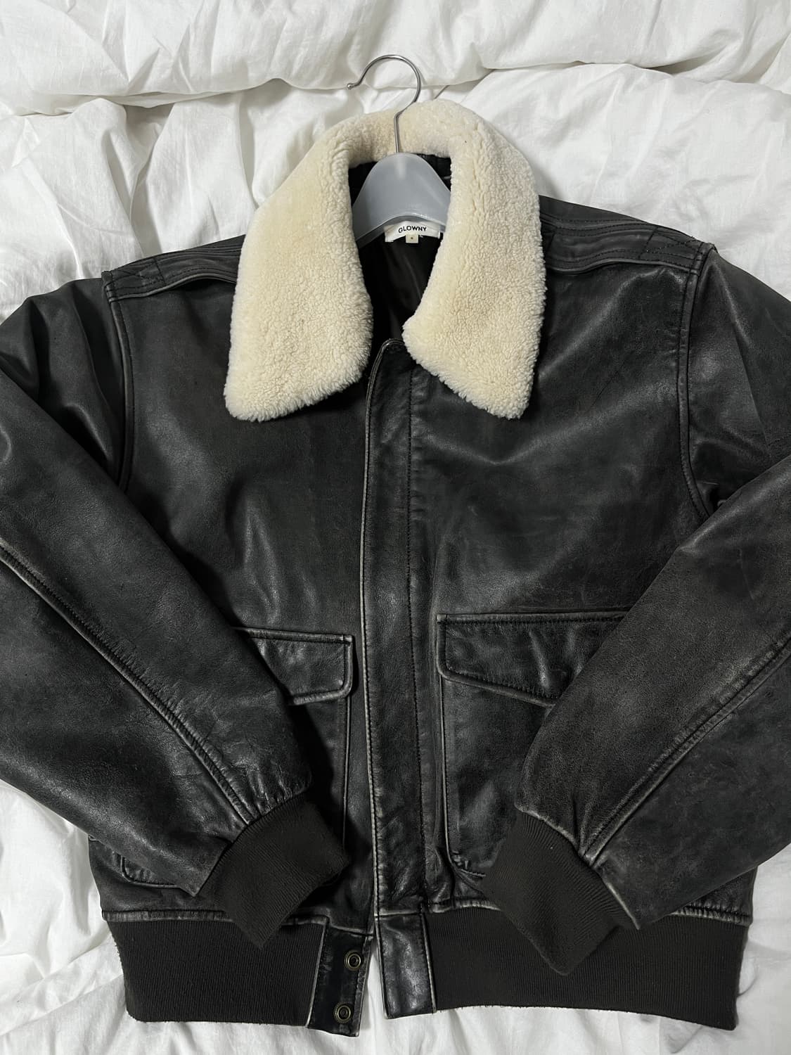 글로니 에어포트 가죽자켓 상품이미지3