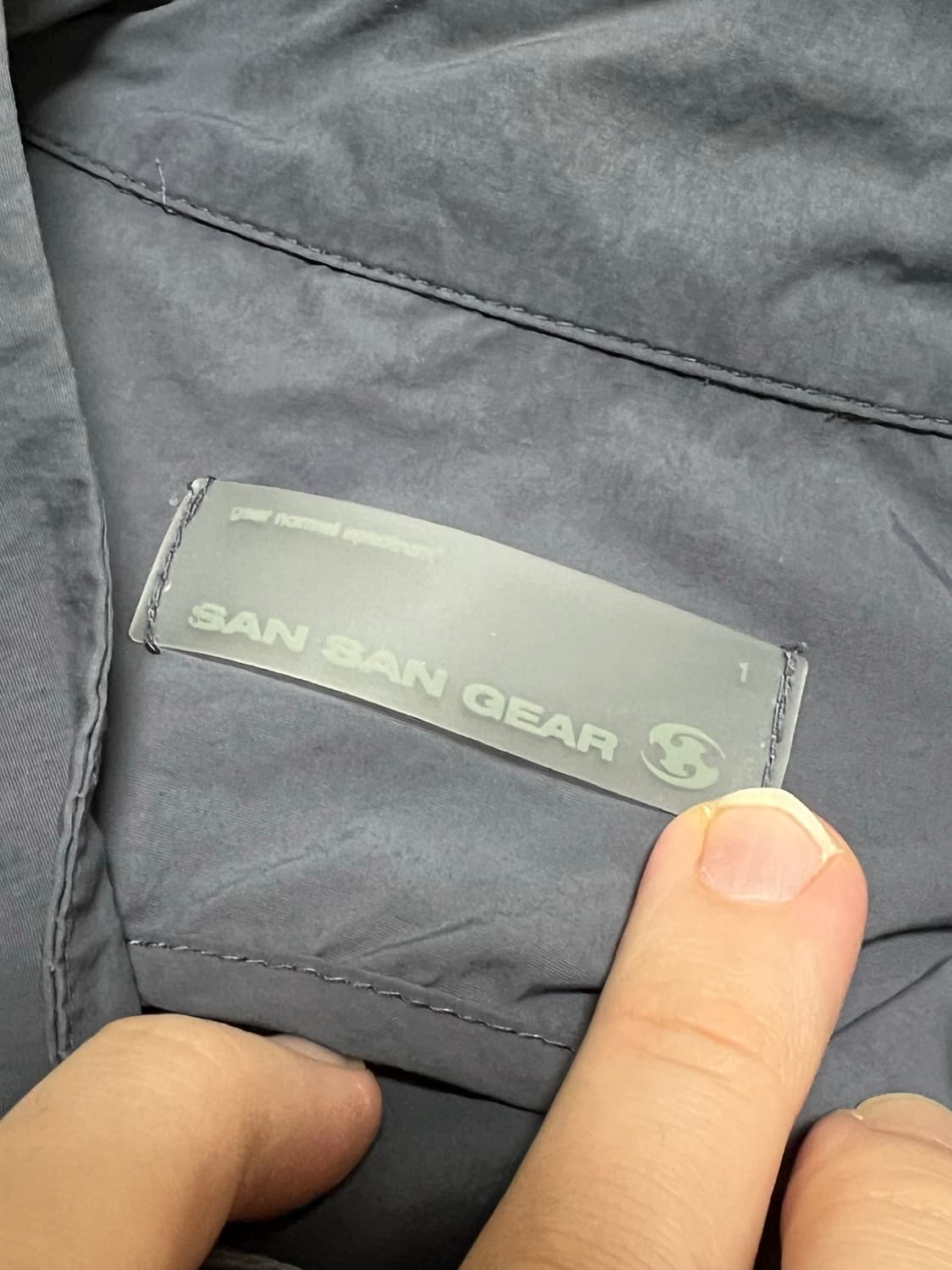 산산기어 나일론 자켓 퍼플 - 24SS 상품이미지5