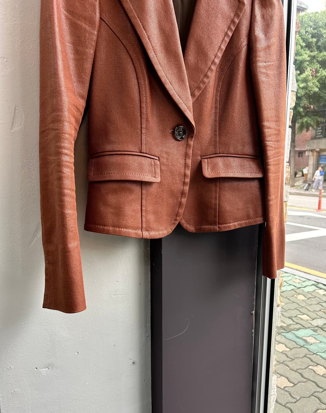 38/ 버버리 테일러드 블랙라벨 자켓 상품이미지4