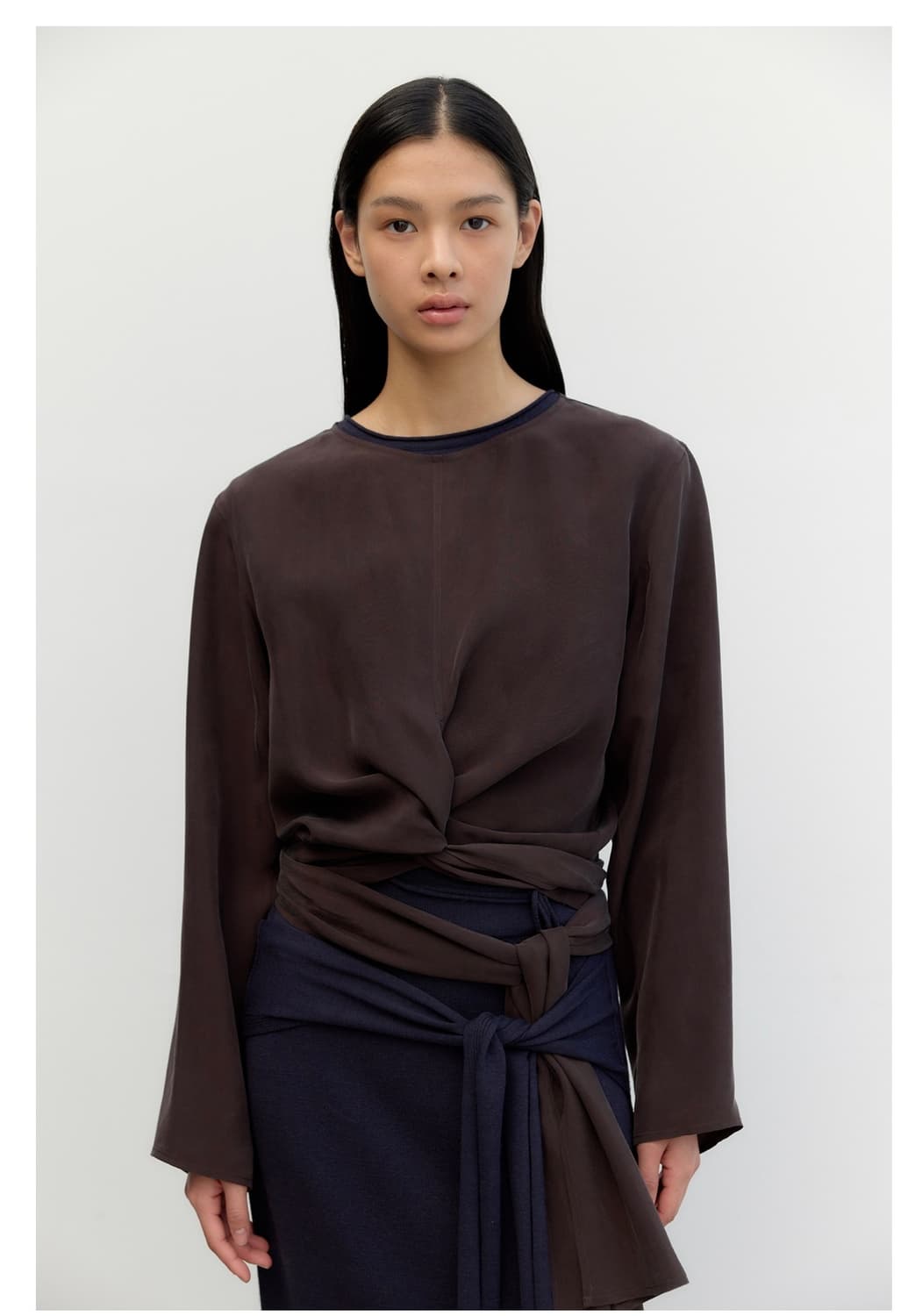 RRACE 브라운 블라우스 르메르 르셉템버 ore lfm 상품이미지1