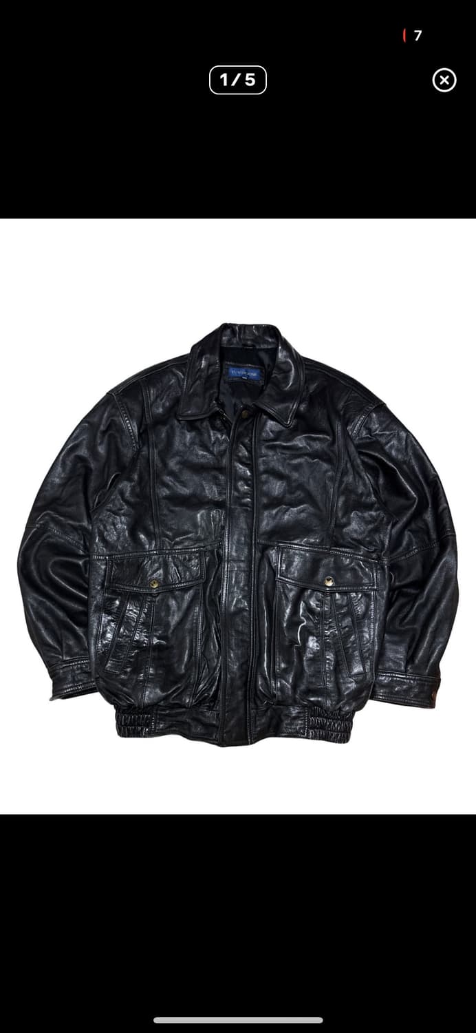  빈티지 양가죽 레더  상품이미지1