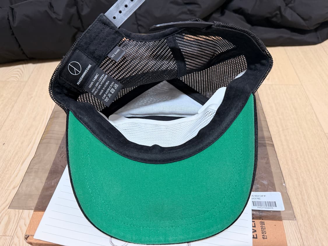 피스마이너스원 메쉬캡 블랙 상품이미지3