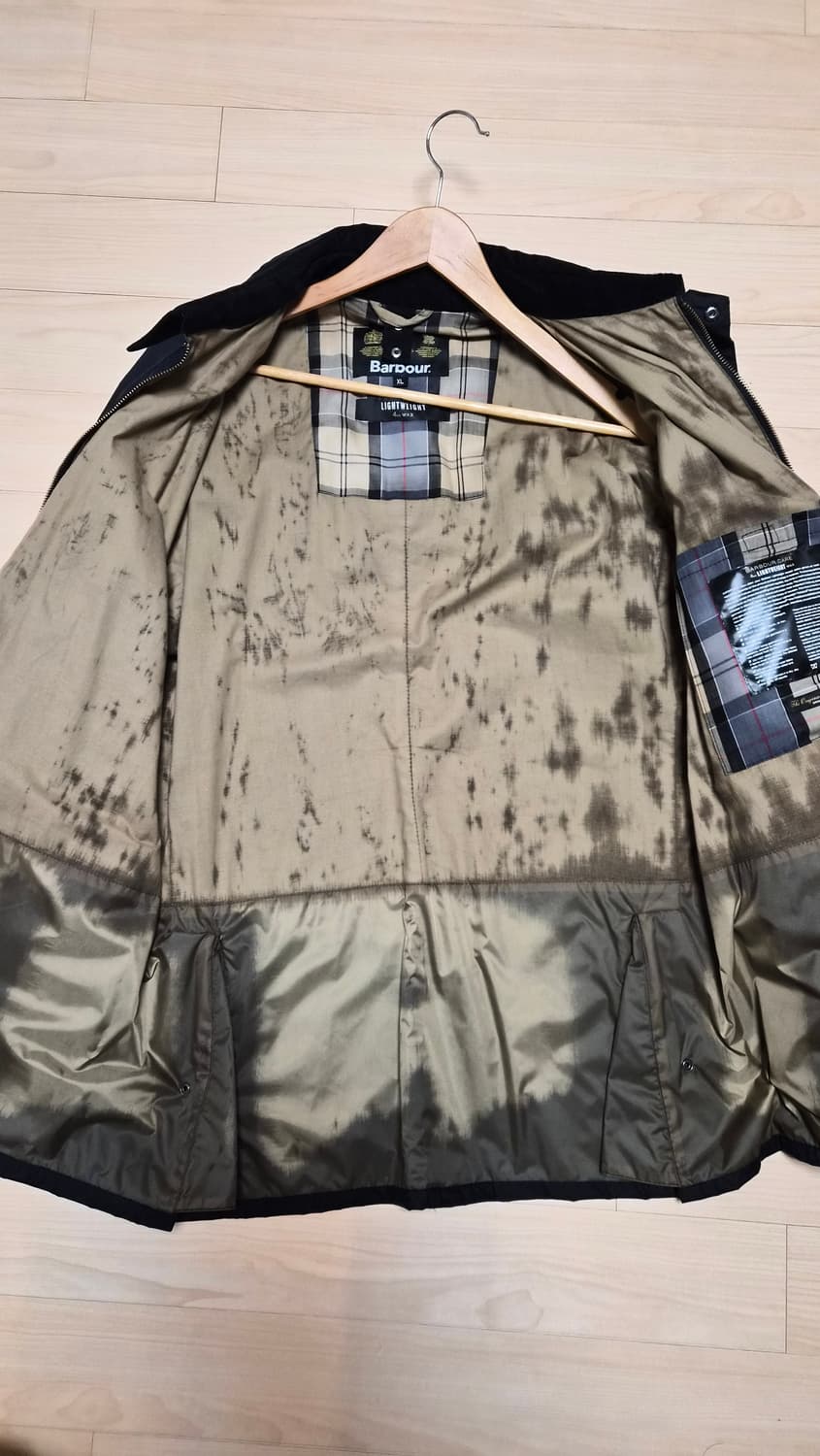 바버 애쉬비 네이비  라이트웨이트 xl 상품이미지5