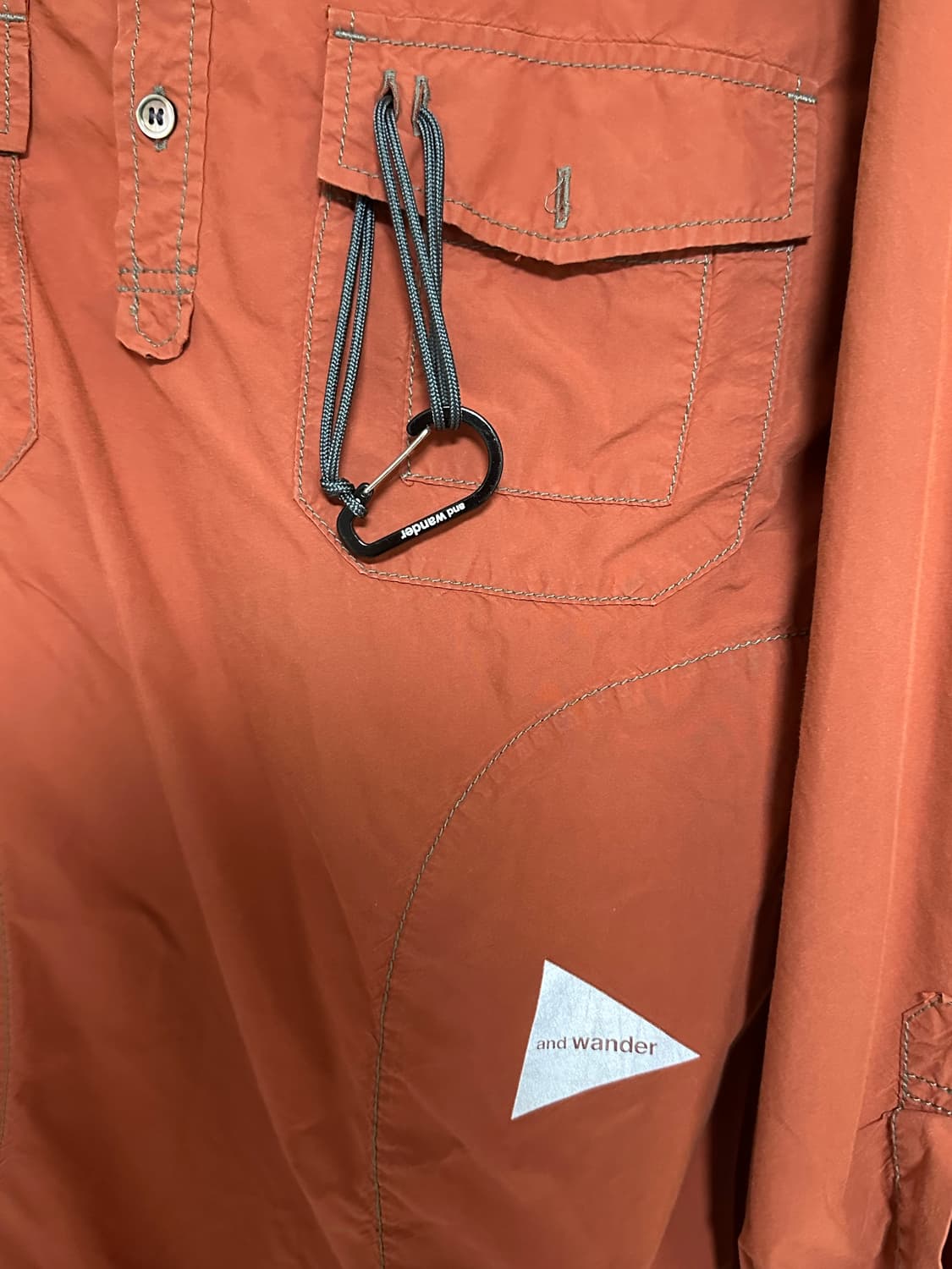 23ss 앤드원더 립셔츠 자켓 and wander 상품이미지2