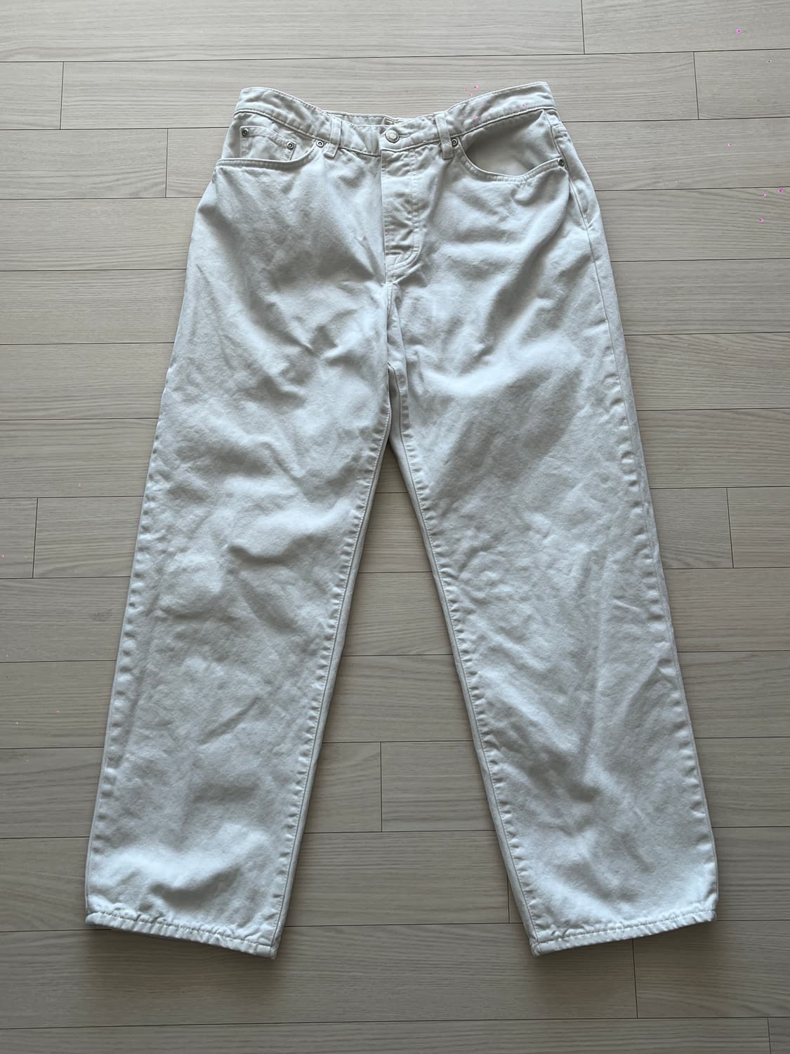 stussy 스투시 빅올진 Big Ol’ 화이트 데님 30 상품이미지1