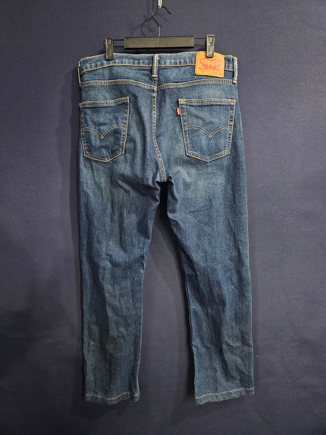 리바이스 513 블루컬러 남성 슬림핏 허리 34 스판 데님팬츠  상품이미지2