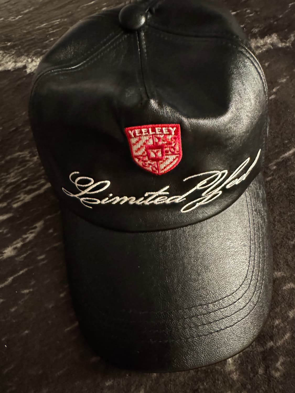 YEEL 패치 레더 볼캡 상품이미지2