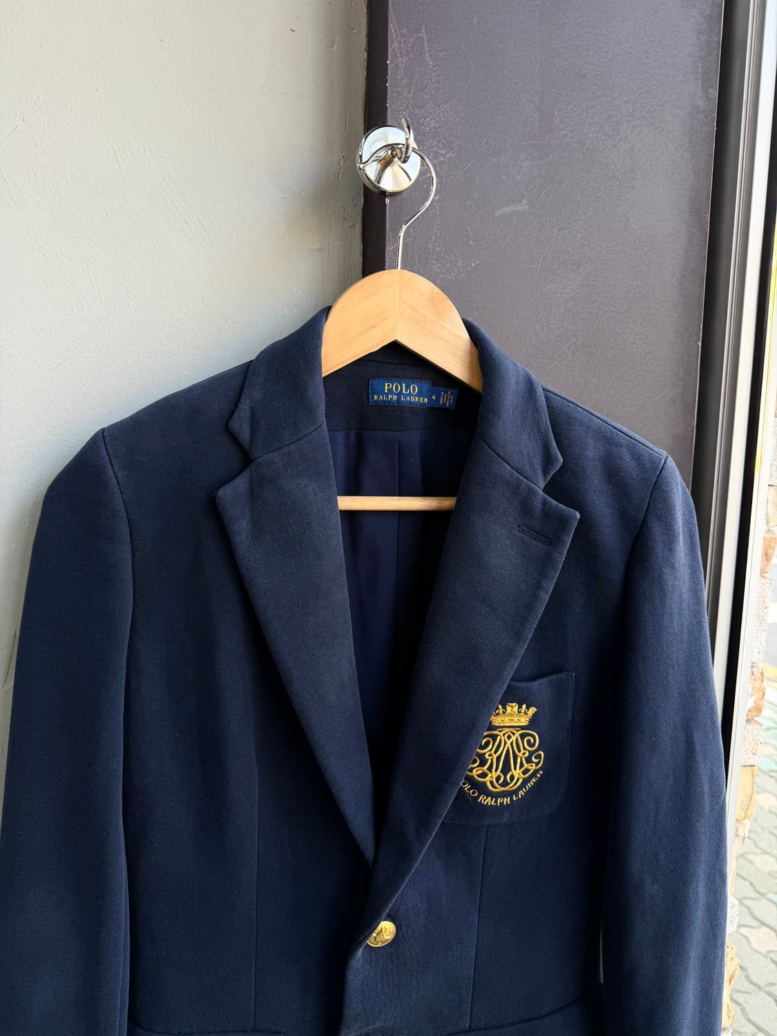 4/ 폴로랄프로렌 로고 크레스트 스웻 블레이저 상품이미지3