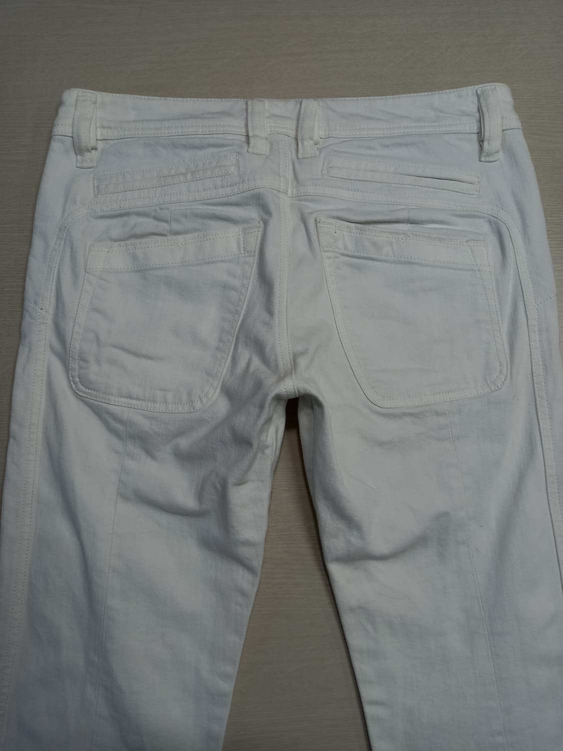 30 DIESEL SLICKAP 약골반 스판 일자진 화이트 30-255 상품이미지4