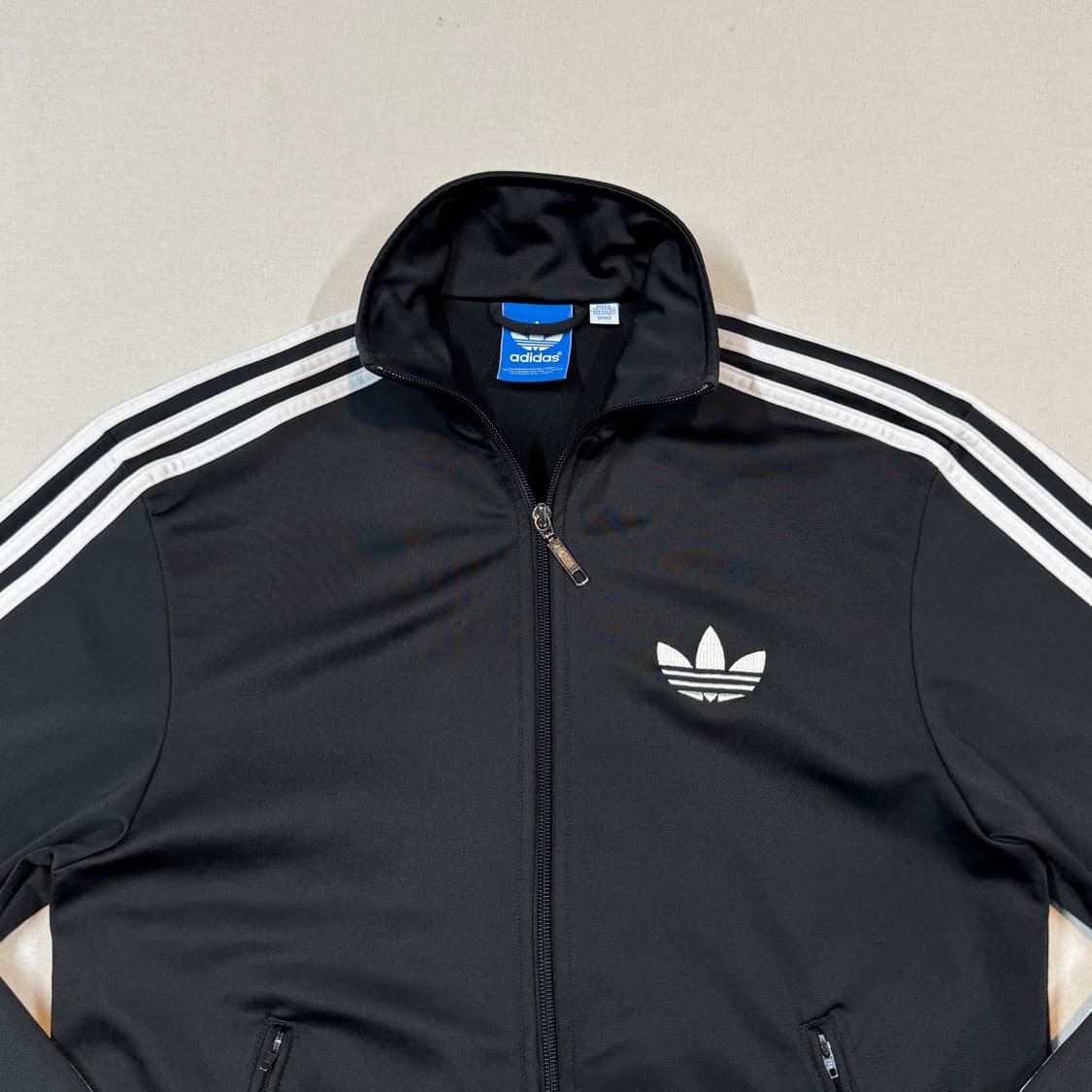 90) 아디다스 파이어버드 삼선 져지 트랙탑 집업 블랙 A12 상품이미지3