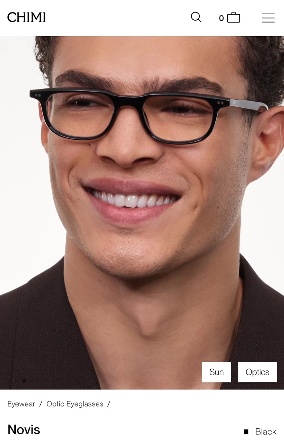 Chimi 치미 novis 노비스 안경테 딥톨토이즈 상품이미지1