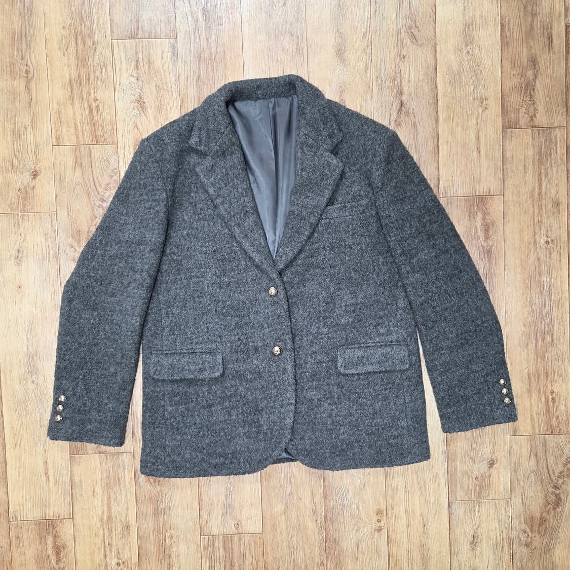 메이비베이비(MAYBEBABY) 디어리스트 메리노울 금장버튼 자켓 새상품 상품이미지5