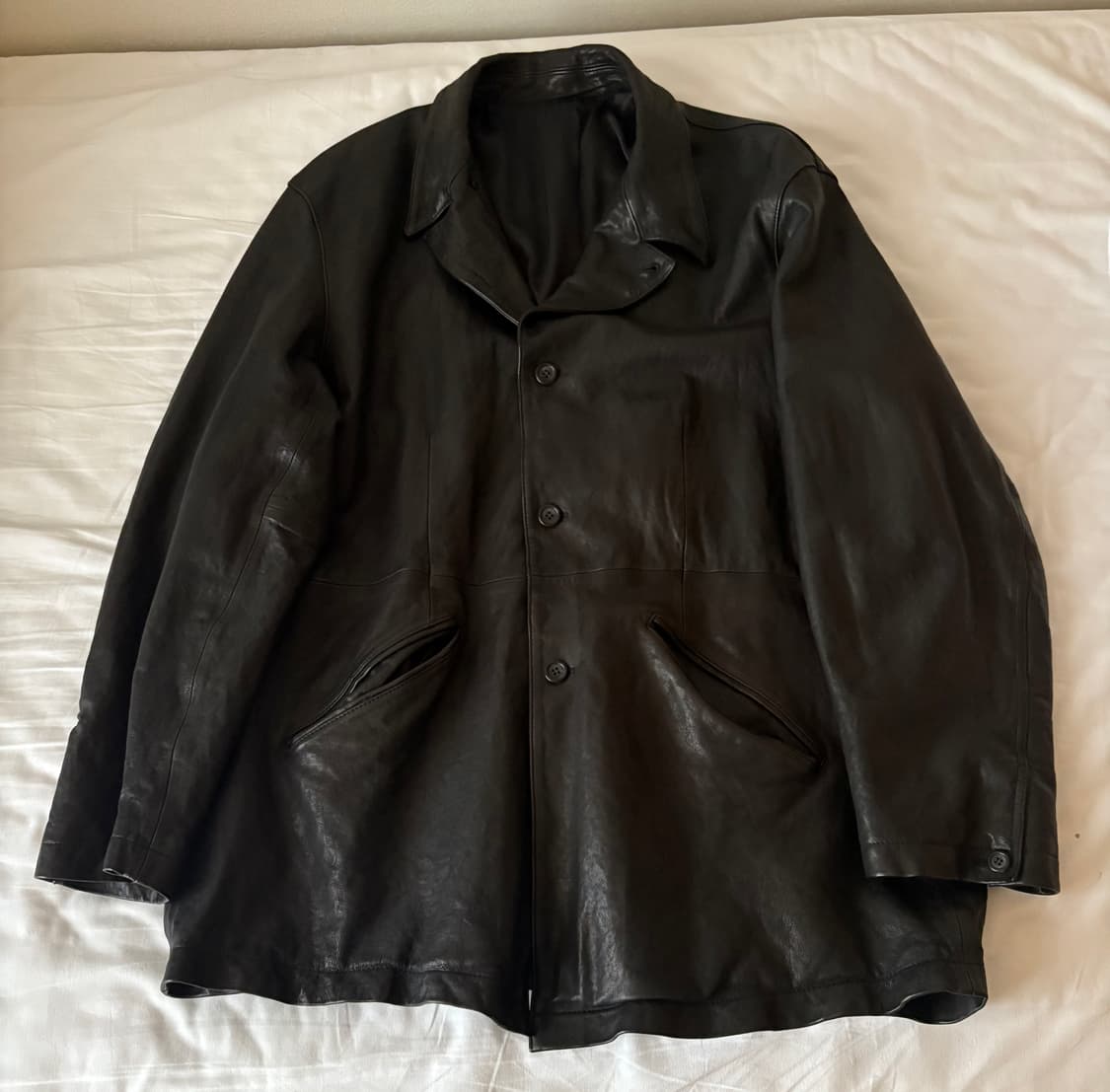 (s) 유스[YOUTH] 워시드 레더 자켓 상품이미지5