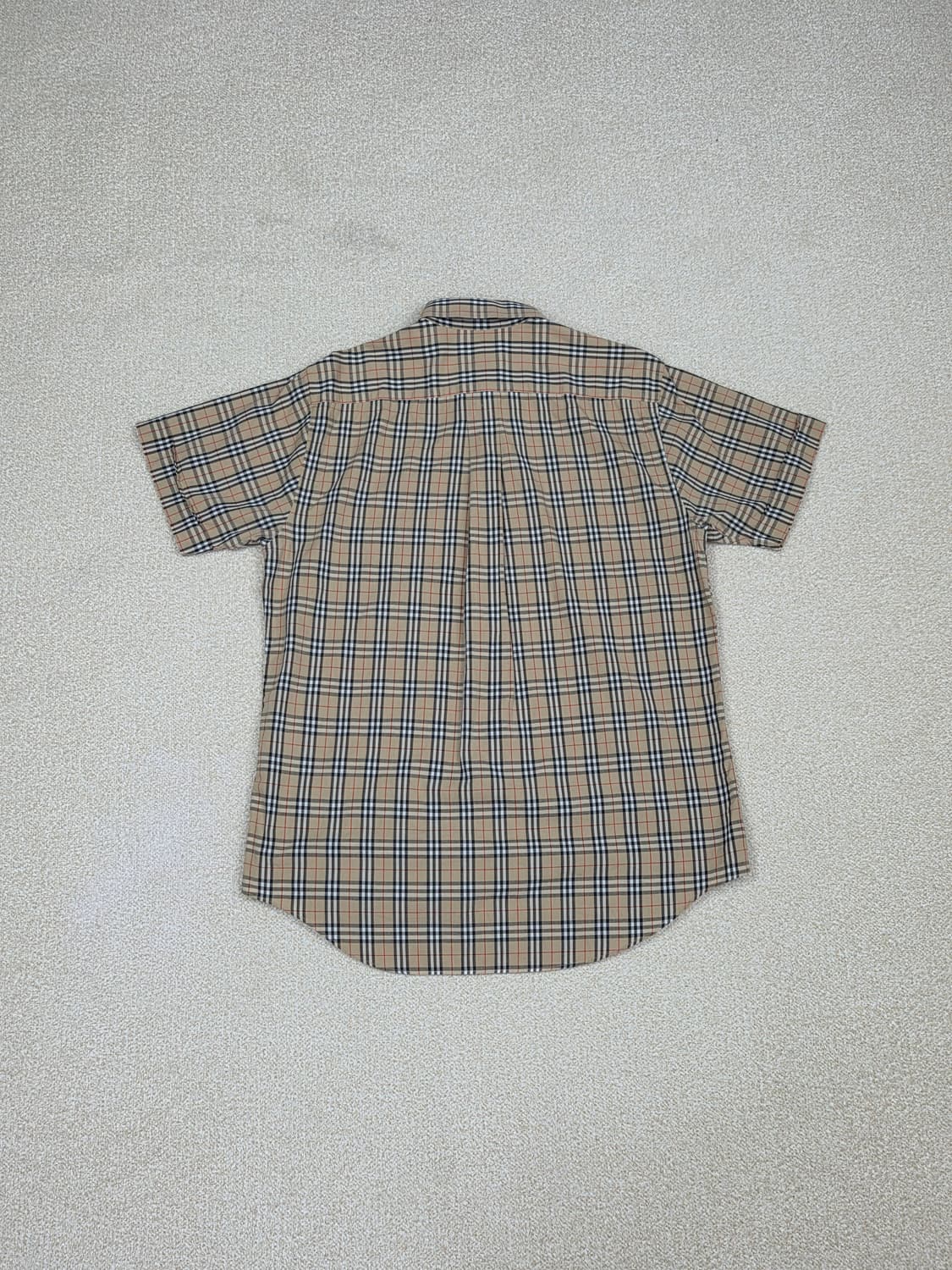 [버버리] 빈티지 노바체크 코튼 반팔 셔츠 | S00113 상품이미지5