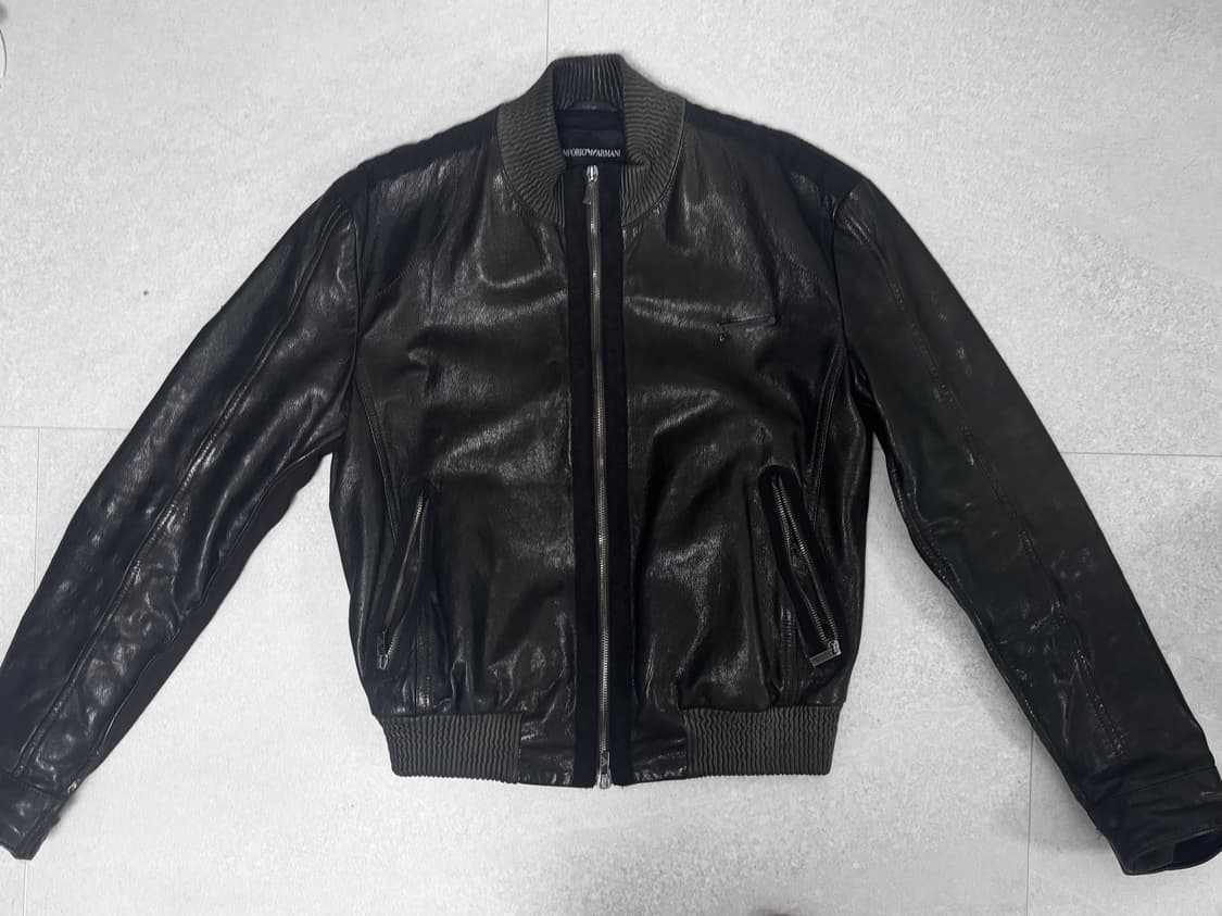 09SS Emporio Armani Leather Jacket 상품이미지1