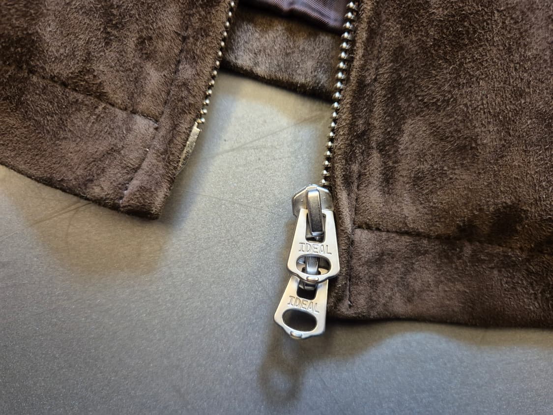 어나더오피스 고트스킨 스웨이드 자켓 상품이미지6