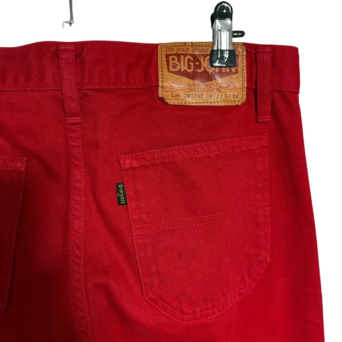 빅존 레드 벨바텀 부츠컷 플레어진 31 상품이미지5