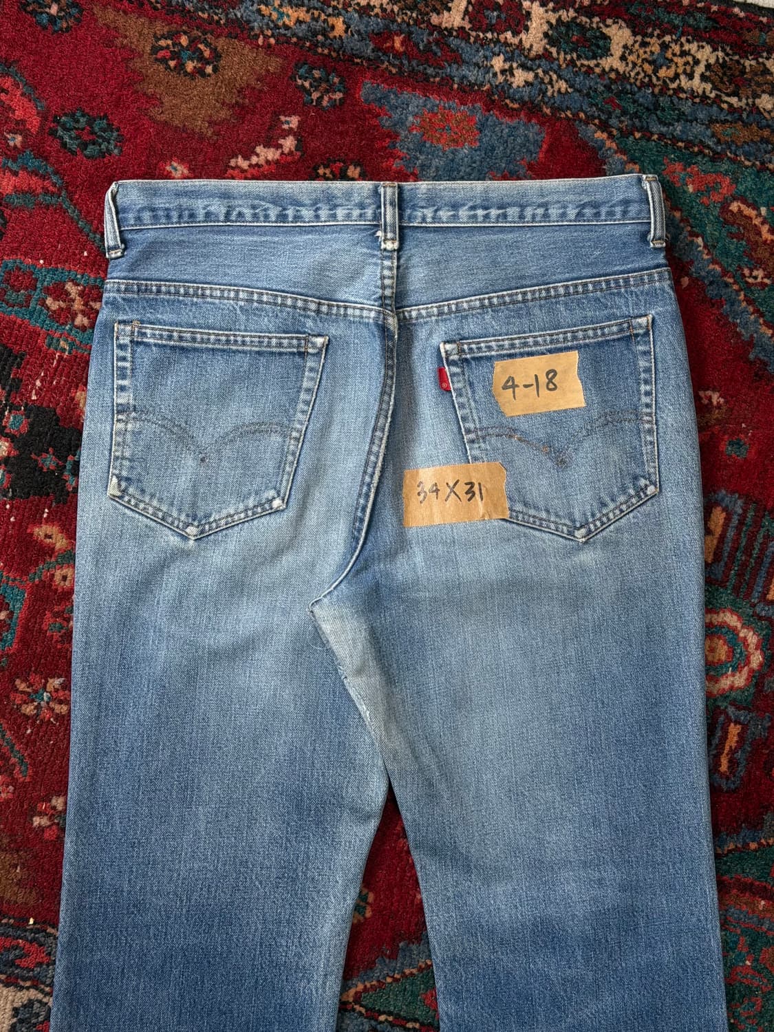80's USA Made 리바이스 오렌지탭 517 42탈론 체인스티치  상품이미지6