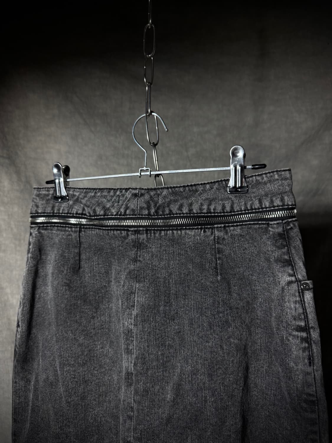 CELINE Zip Detail Denim Skirt  상품이미지4