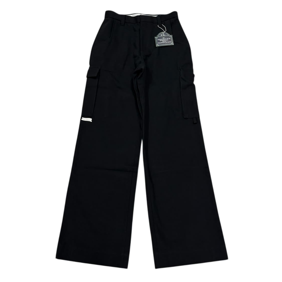 STU 코튼 카고 팬츠 바지 블랙 M 상품이미지1