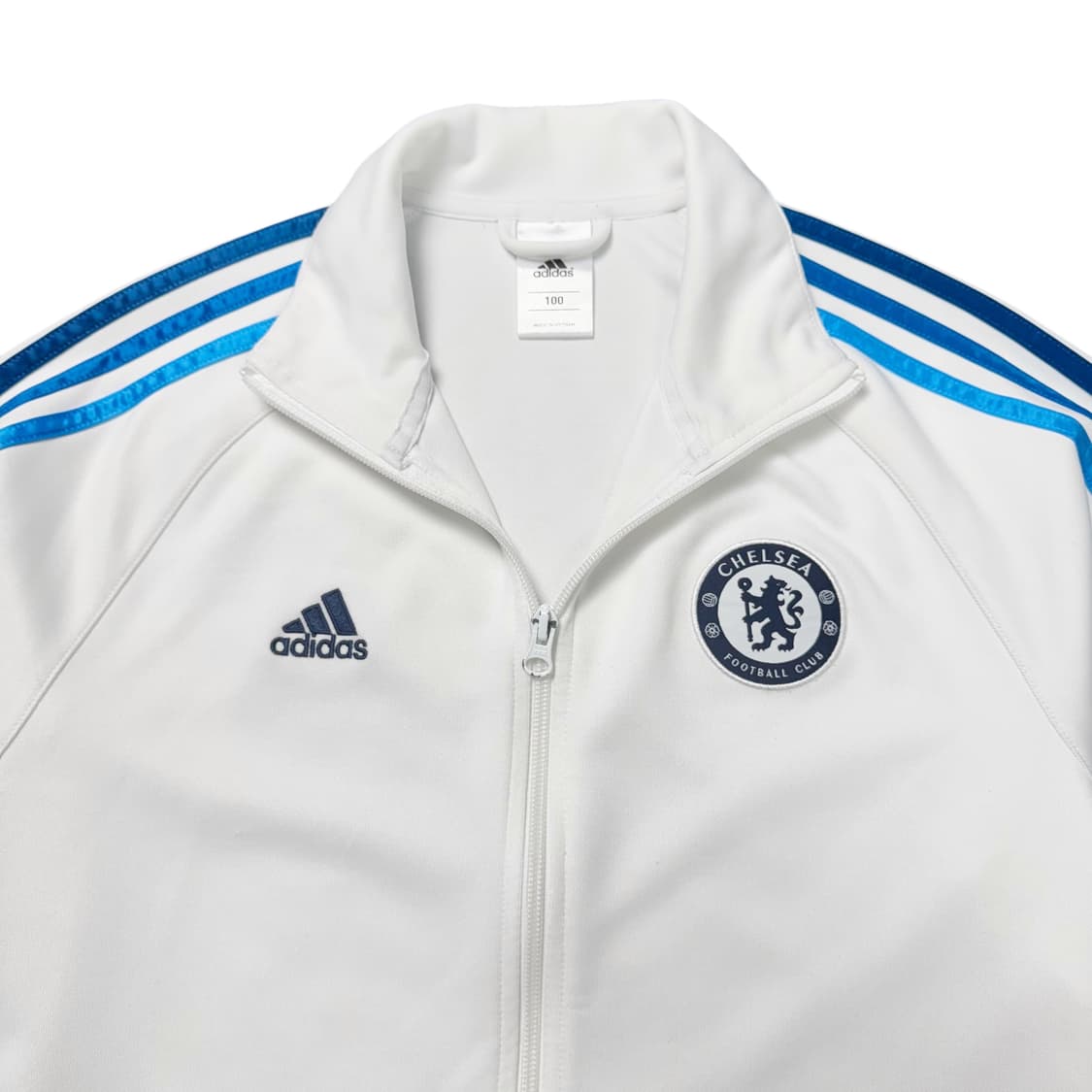 (100) 아디다스 그라데이션 삼선 첼시FC 트랙탑 져지 화이트 상품이미지2