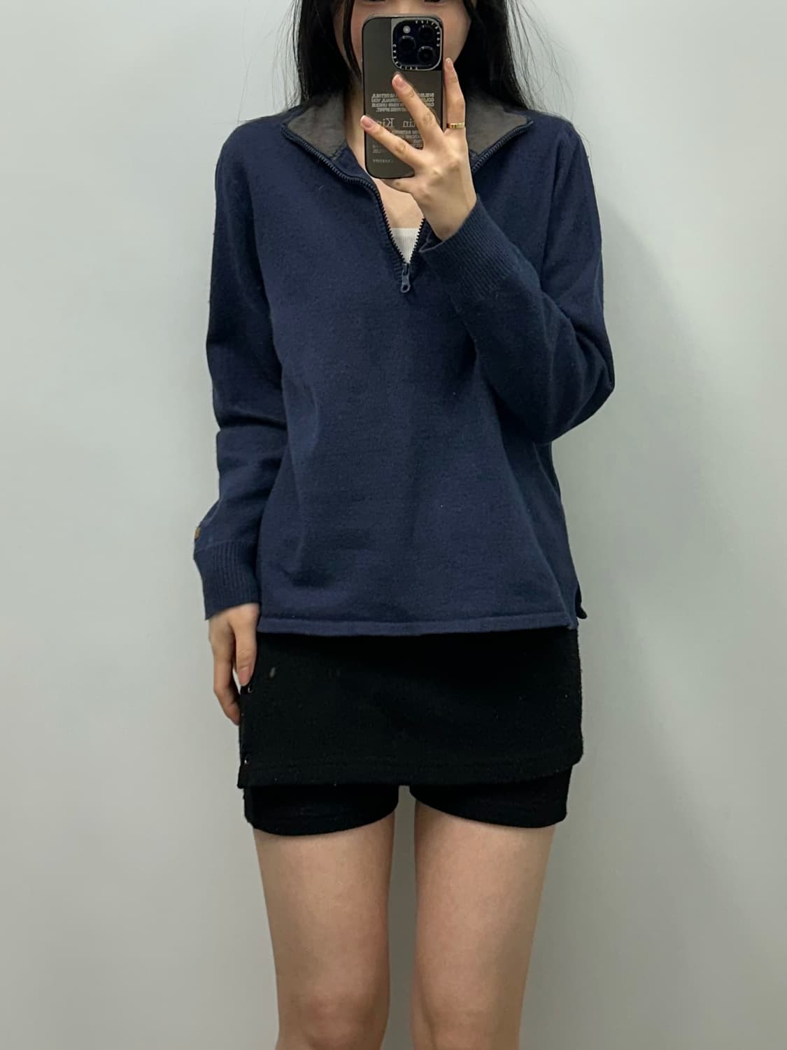 노스페이스 퍼플라벨 반집업 니트 상품이미지1