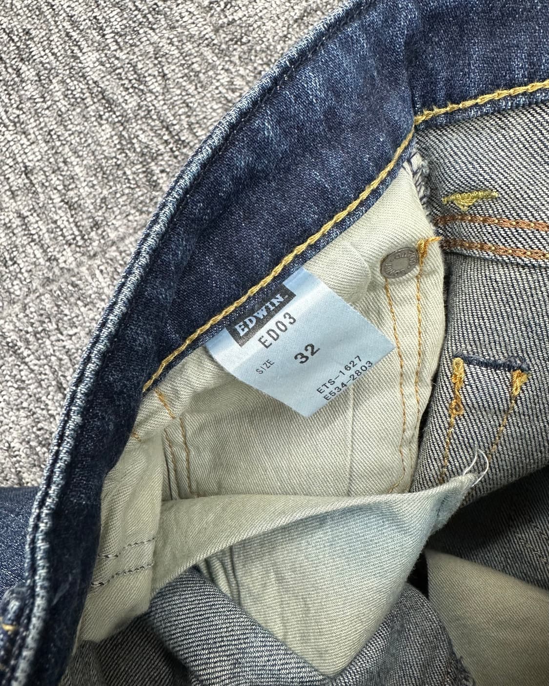 (허단43)에드윈 워싱 데님-M1595 상품이미지5