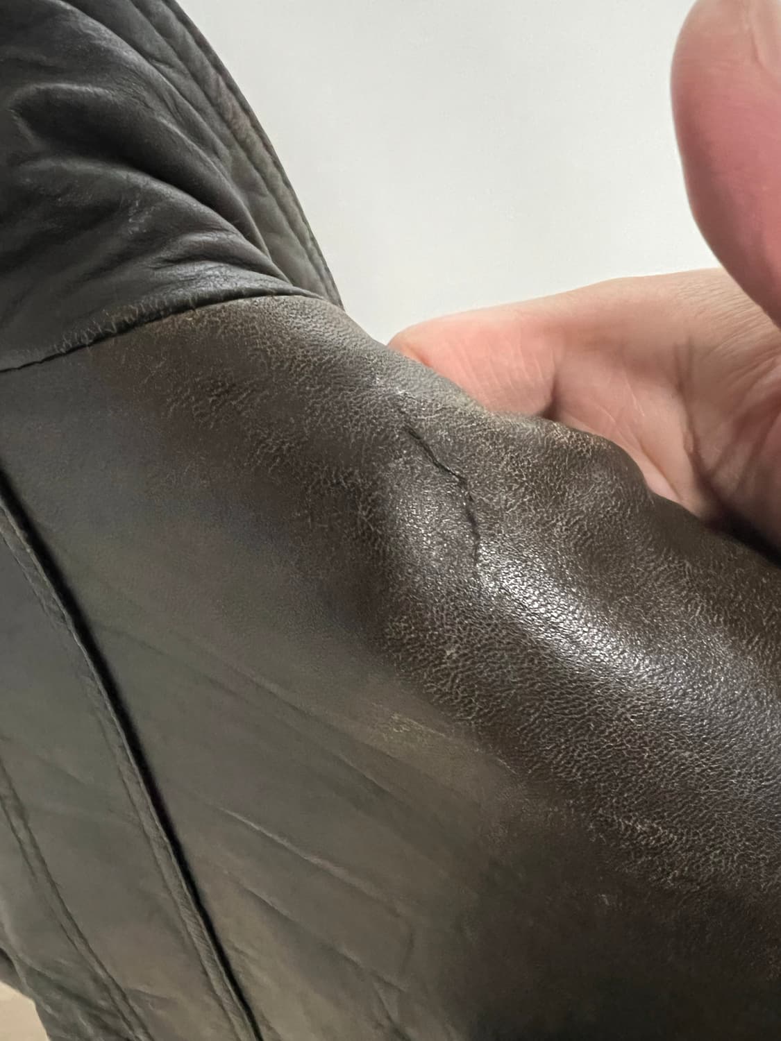 양가죽블루종 딥브라운 상품이미지4