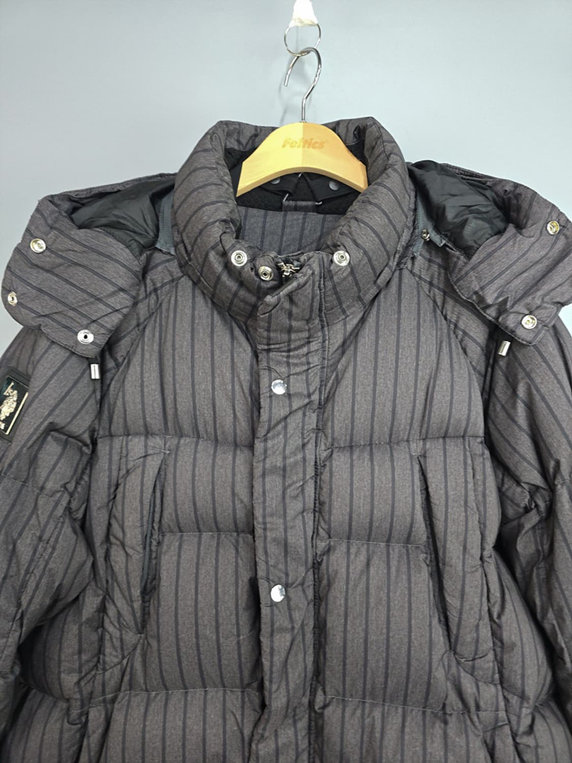 유에스폴로(USPA) 스트라이프 롱패딩 115 상품이미지2