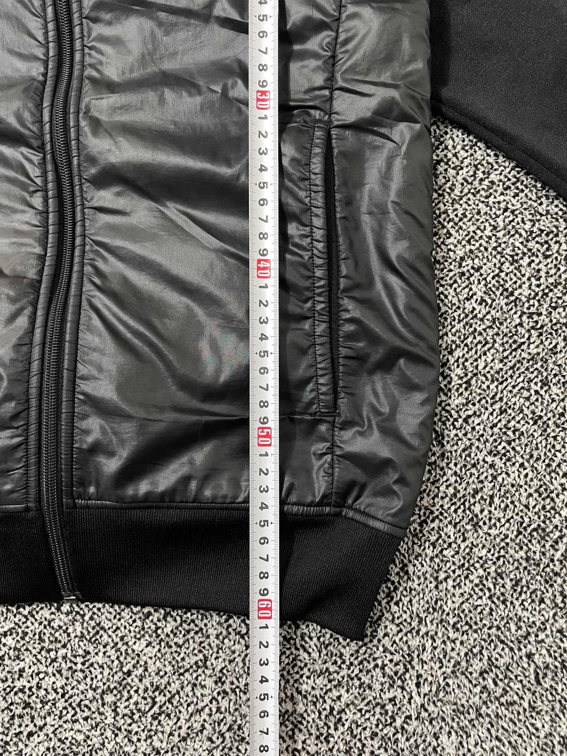 빈티지9. 아디다스 파이어버드 유광 후드집업 점퍼 바스락 블랙 상품이미지7