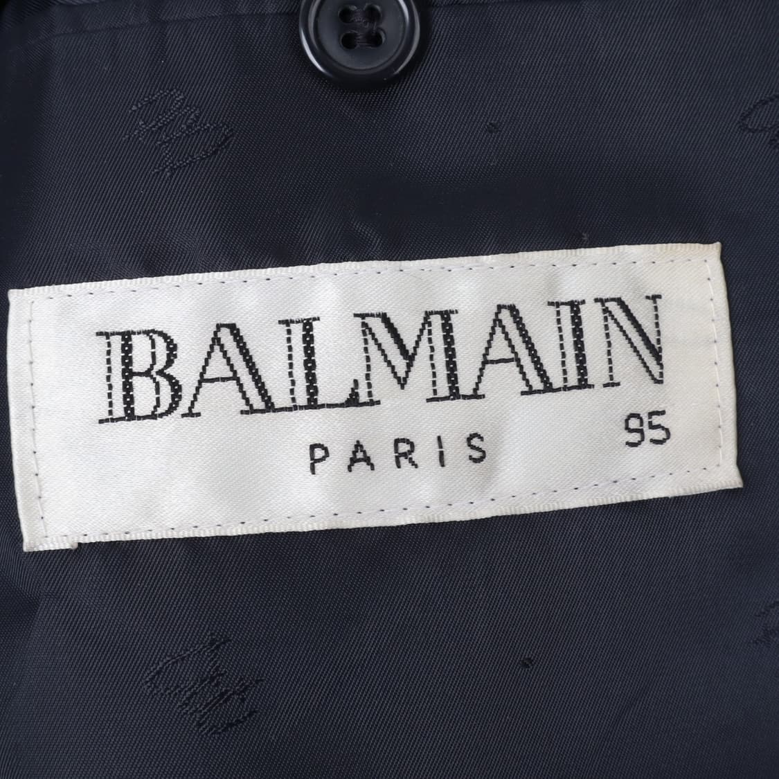 발망 핸드메이드 체크 카라 울 하프 코트 상품이미지8