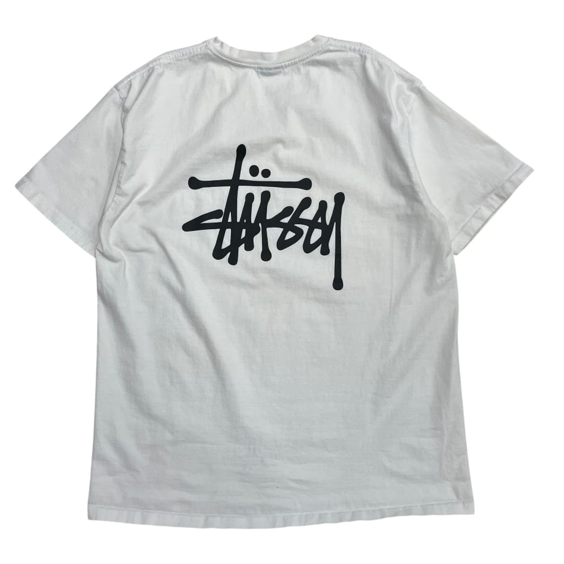 스투시 화이트 반팔 L 상품이미지5