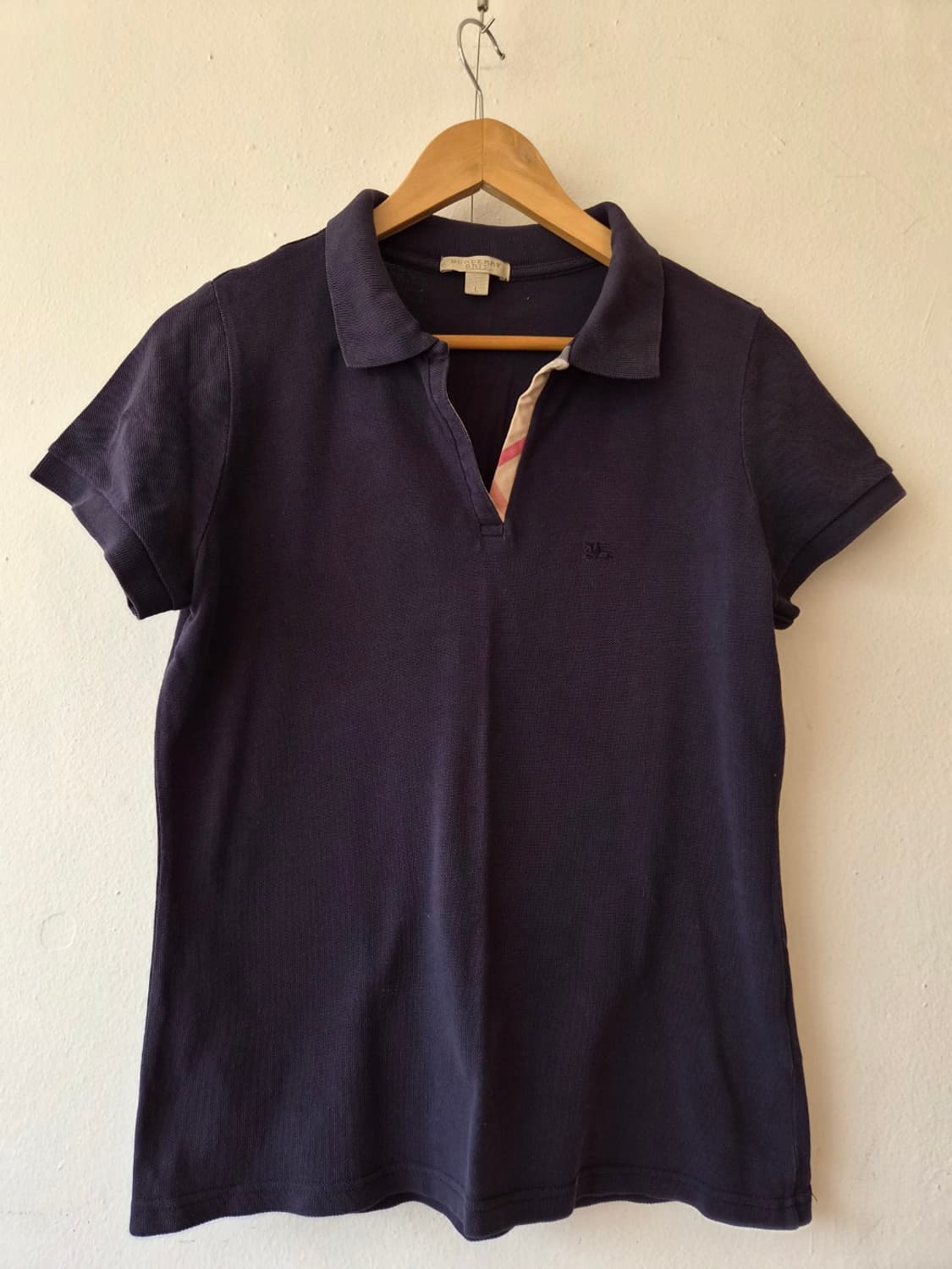 버버리 브릿 여성 반팔PK카라티셔츠 L사이즈 상품이미지2