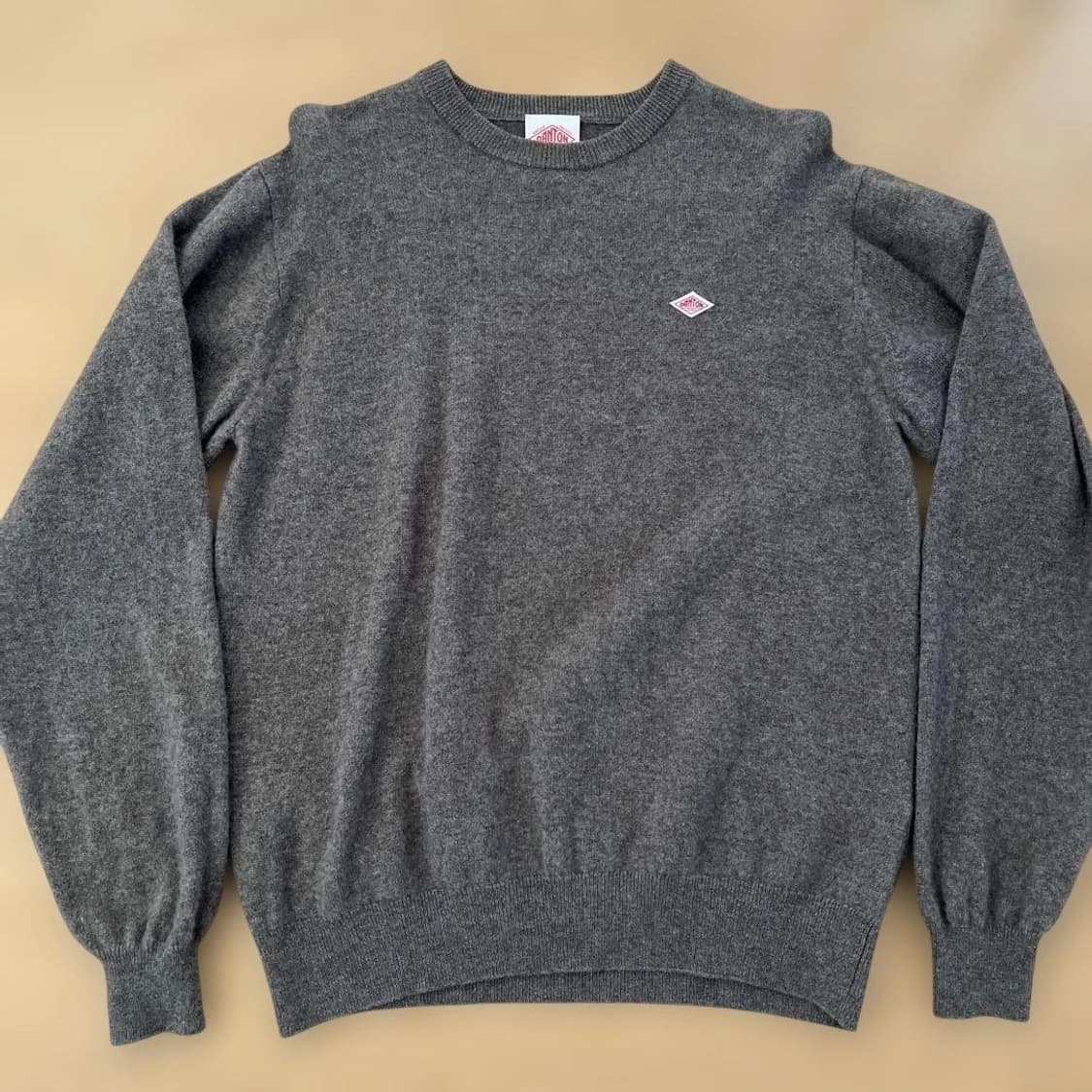 단톤 램스울 크루넥 니트 풀오버 상품이미지1