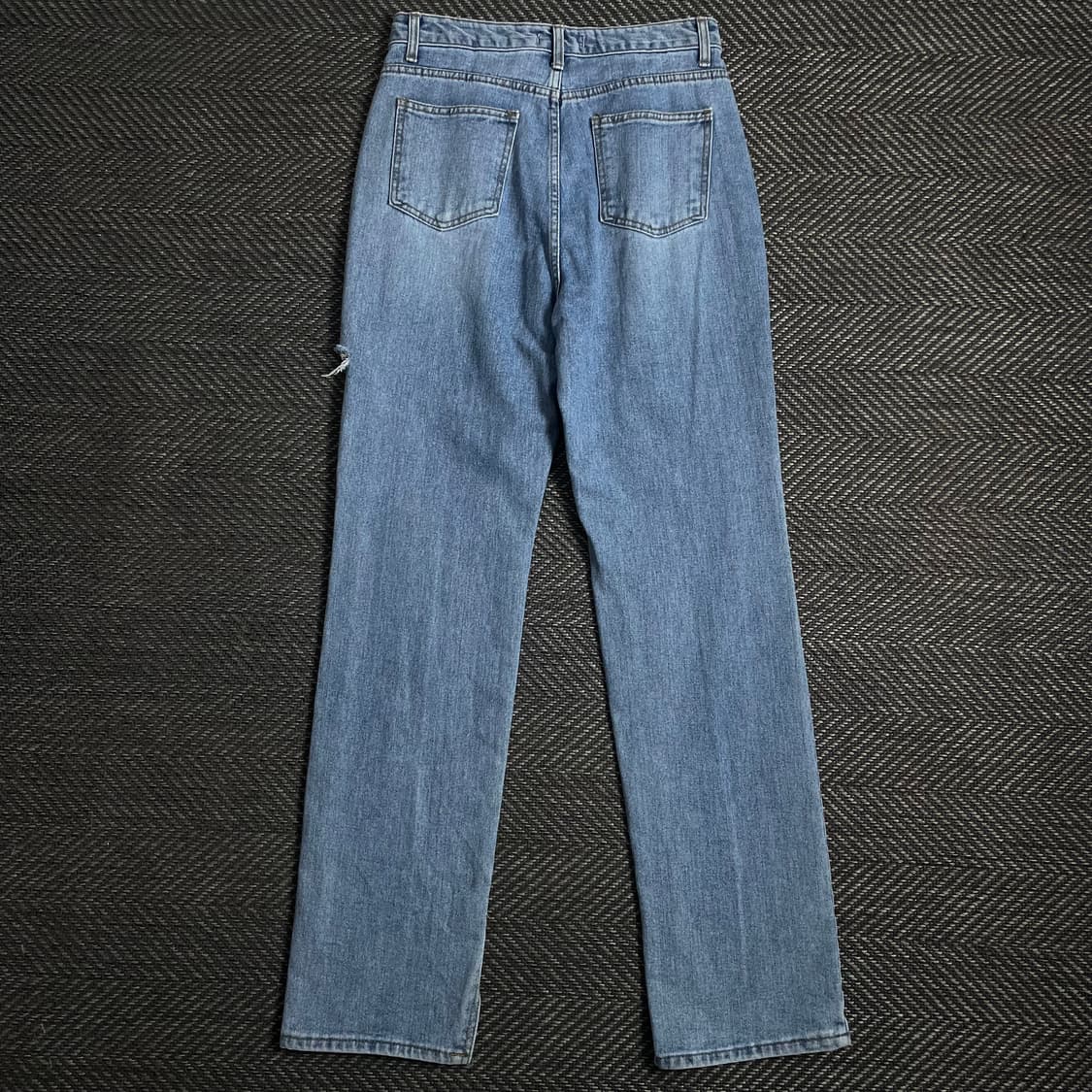 빈티지 우먼스 디스트로이드 슬림 데님 팬츠o 3968 상품이미지4