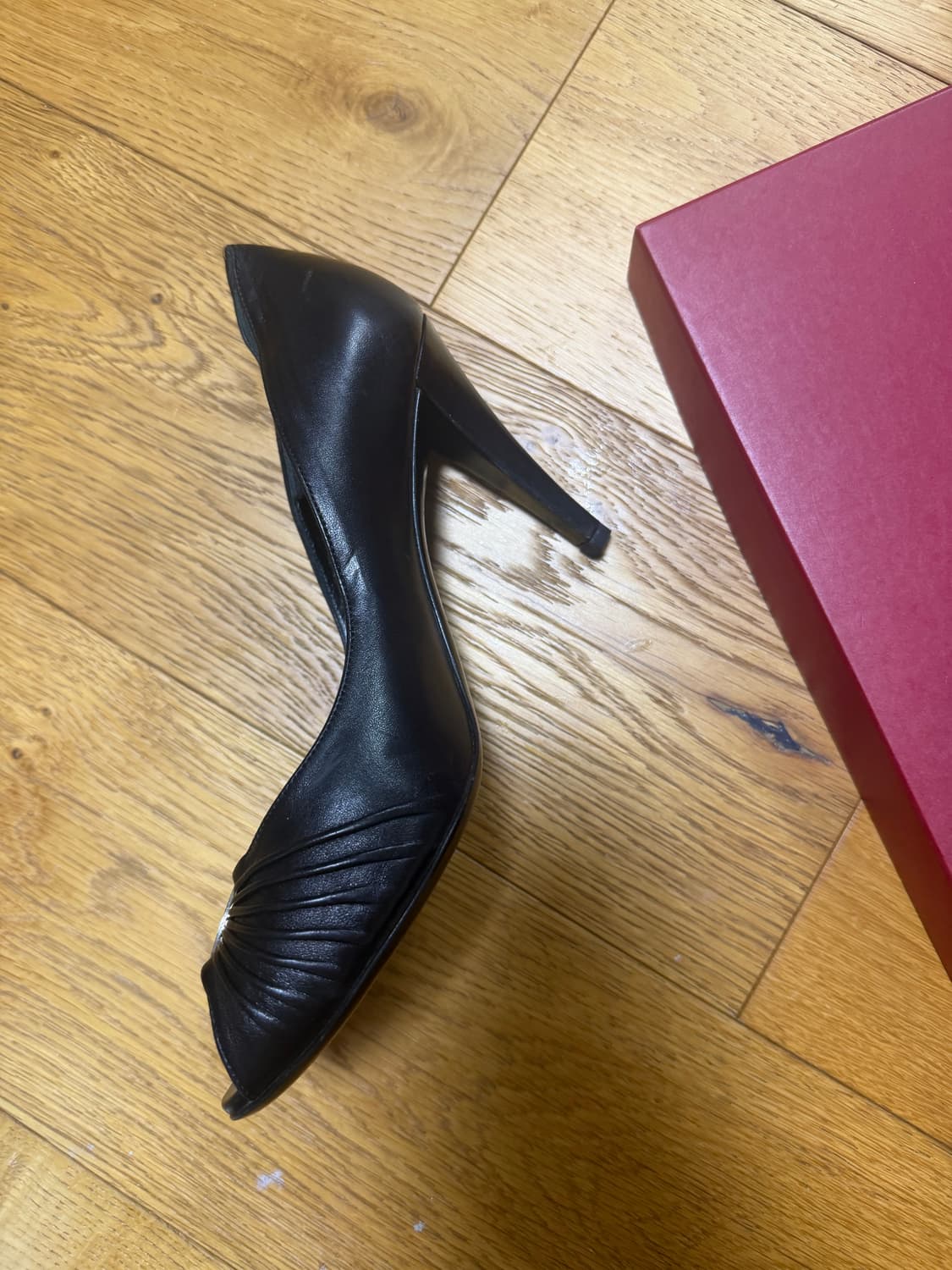 페라가모 여성 오픈토 힐 상품이미지3