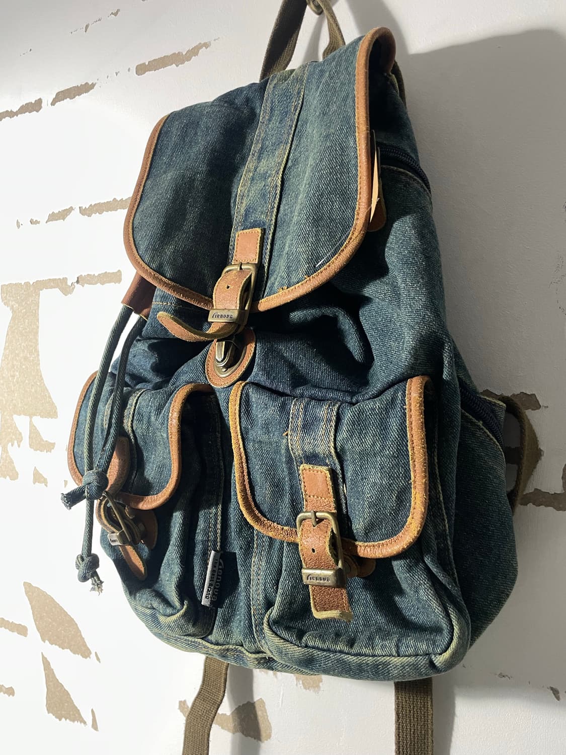 JPN vtg 데님 백팩 상품이미지3