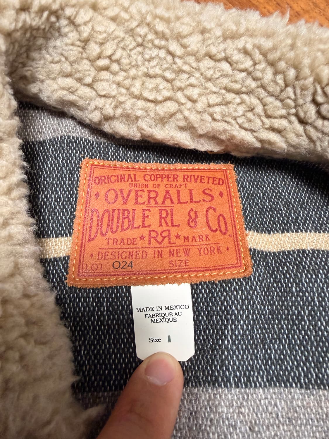 rrl 그리즐리 브라운 데님 자켓  상품이미지4