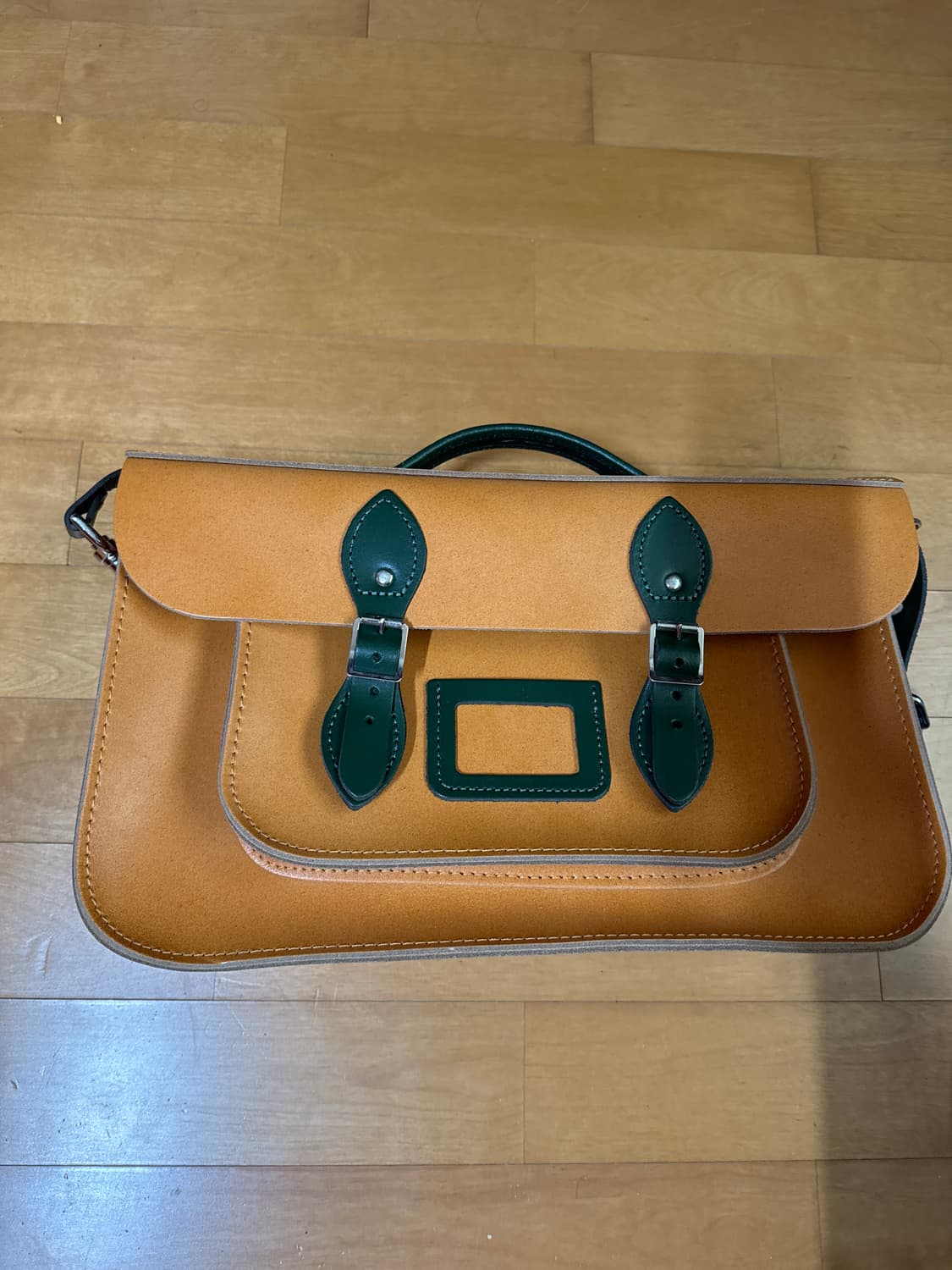 더레더 사첼백 옐로우 그린 상품이미지1