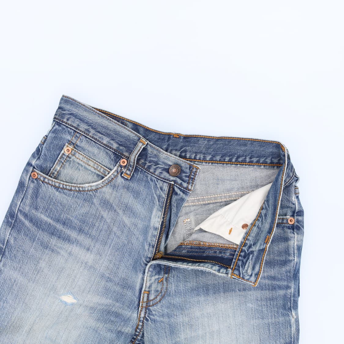 [W72 L86] 리바이스 OT222 워싱 데님팬츠 1208H2 상품이미지6