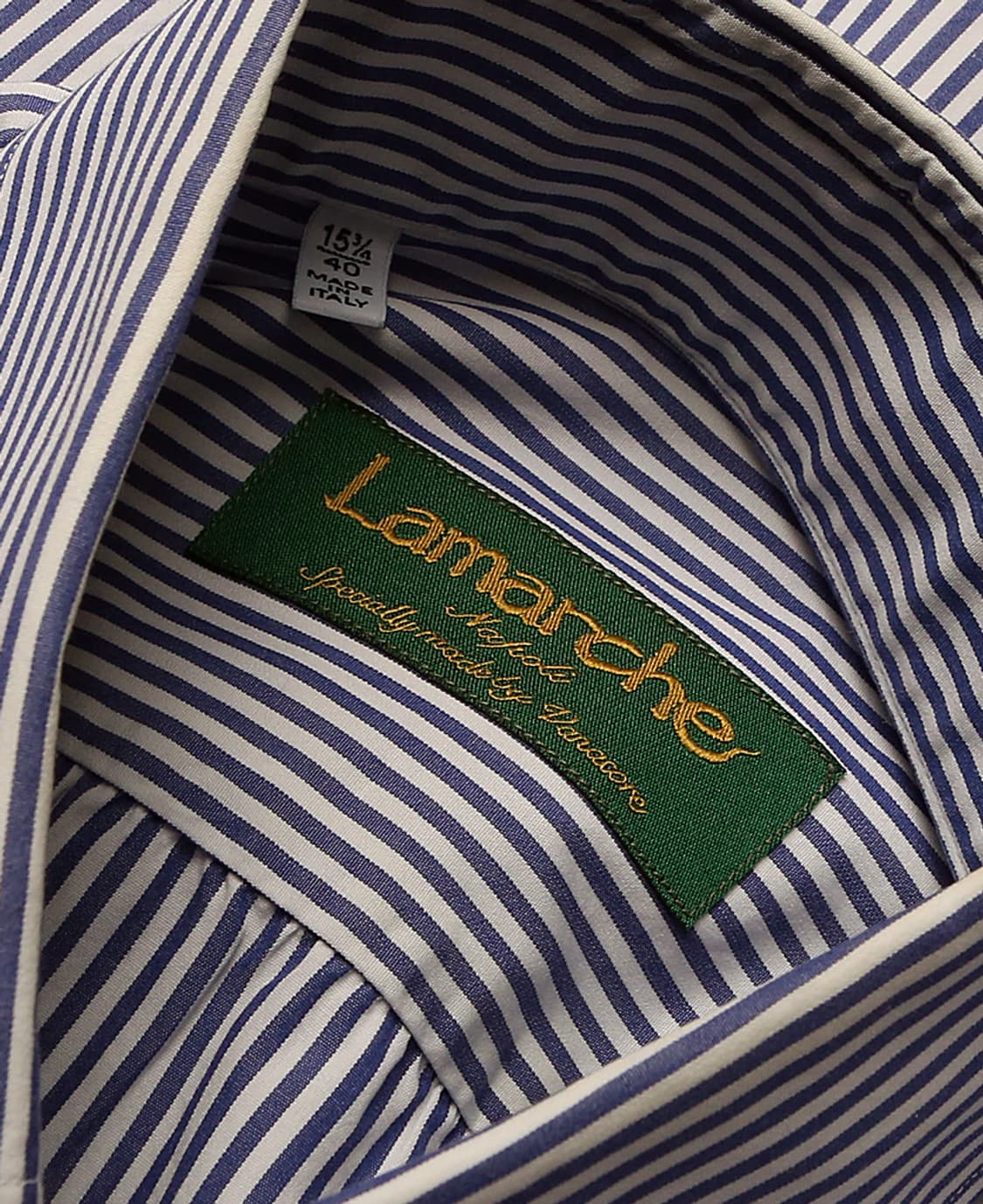 라마르쉐 [Lamarche] 나폴리 바나꼬레 스트라이프 버튼다운 셔츠 상품이미지5