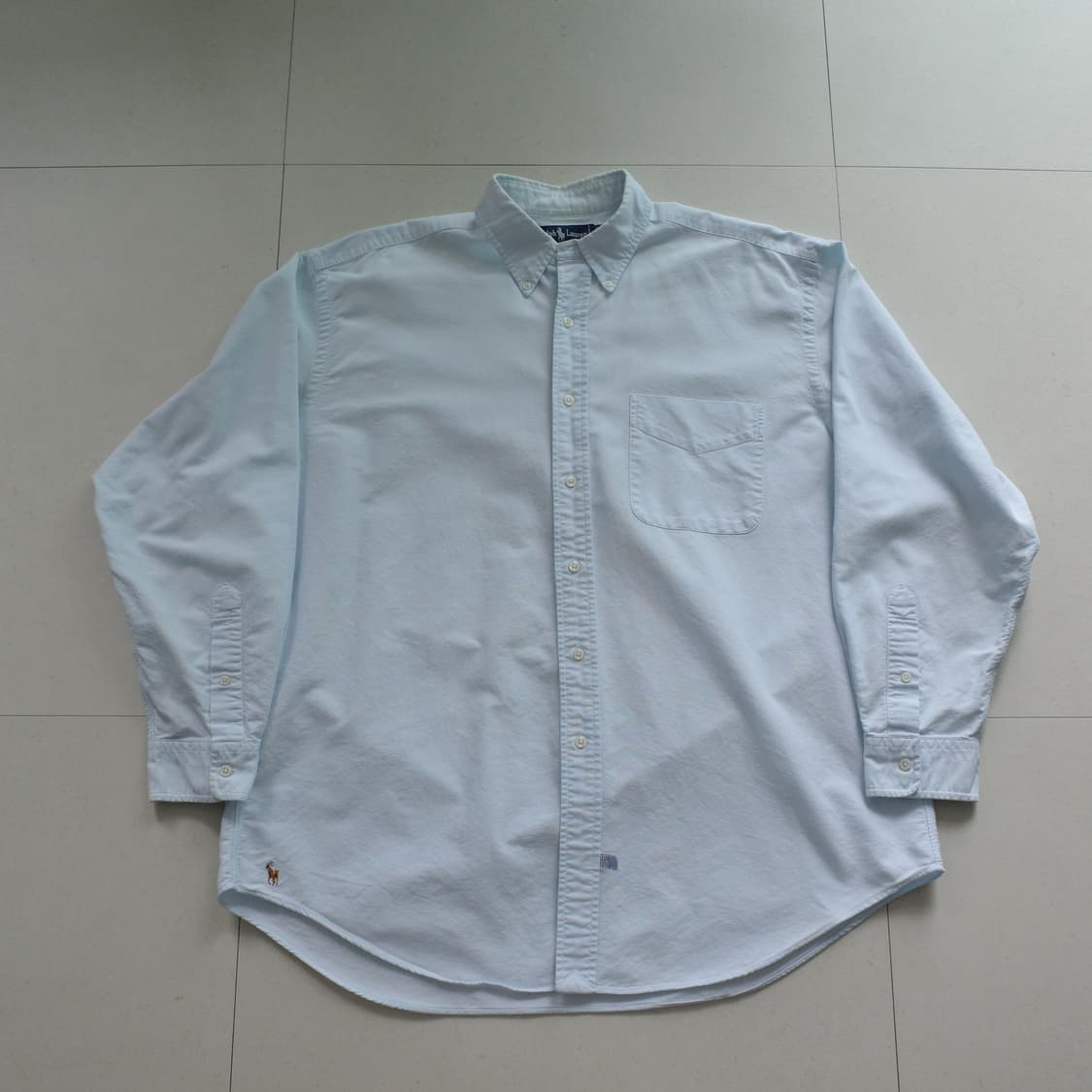 [L] 폴로 랄프로렌 빅 옥스포드 셔츠 블루 상품이미지2