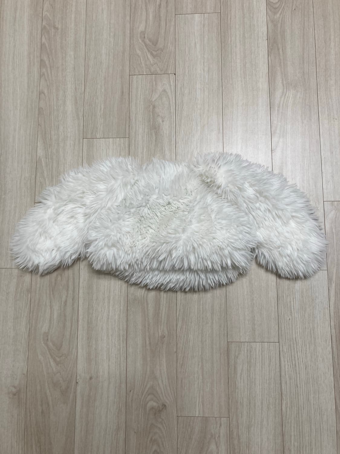 아기토끼 퍼모자 바나나우유 발레코어 원피스 땡땡이 가디건 세트 상품이미지5